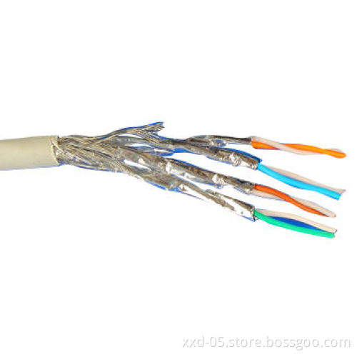 23AWG Copper S/UTP Cat6A Rip Wire LAN Cable, Covered by PVC Jacket